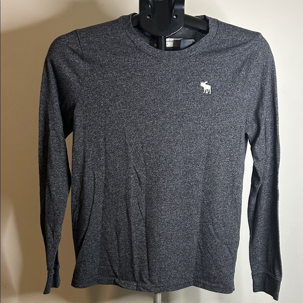 Abercrombie Kids Charcoal Long Sleeve Tee